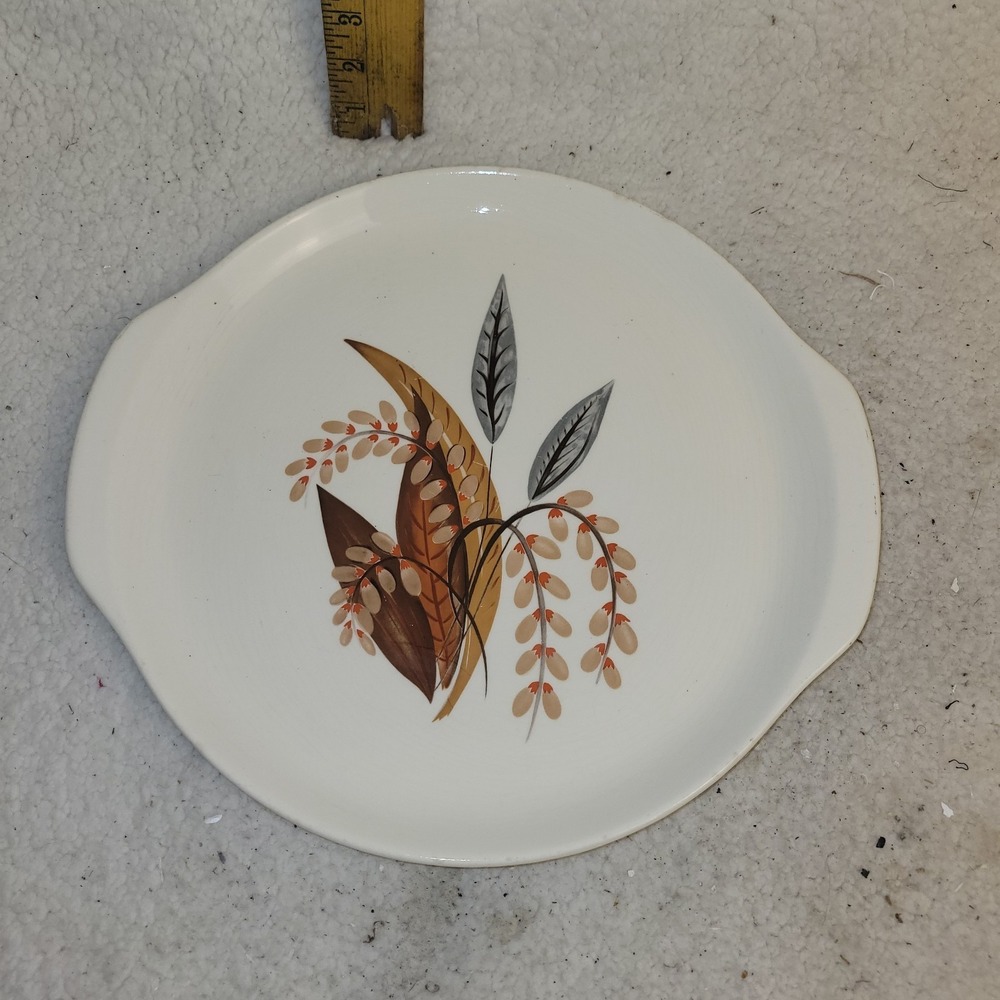 Vintage Ballerina by Universal Oval Serving Plate Platter Oven Proof MCM Atomic